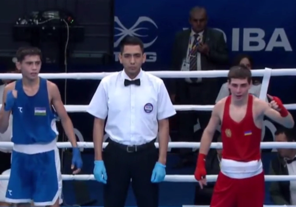 Арно Дарчинян и Арен Харатян также вышли в финал ЧМ по боксу U16 (видео)