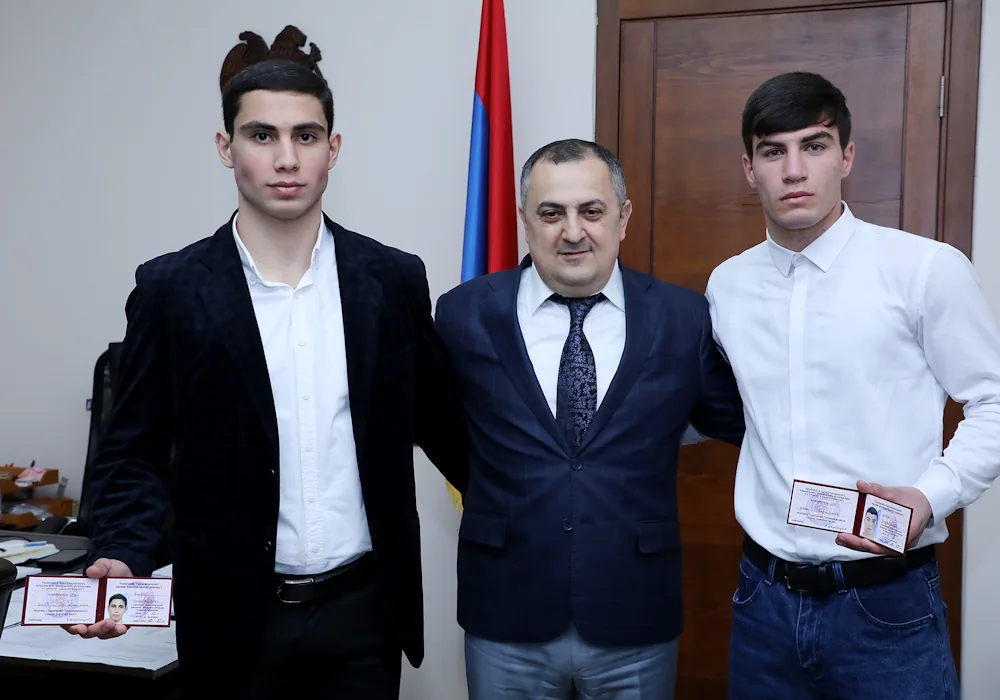 Армянским спортсменам были вручены звания мастеров спорта